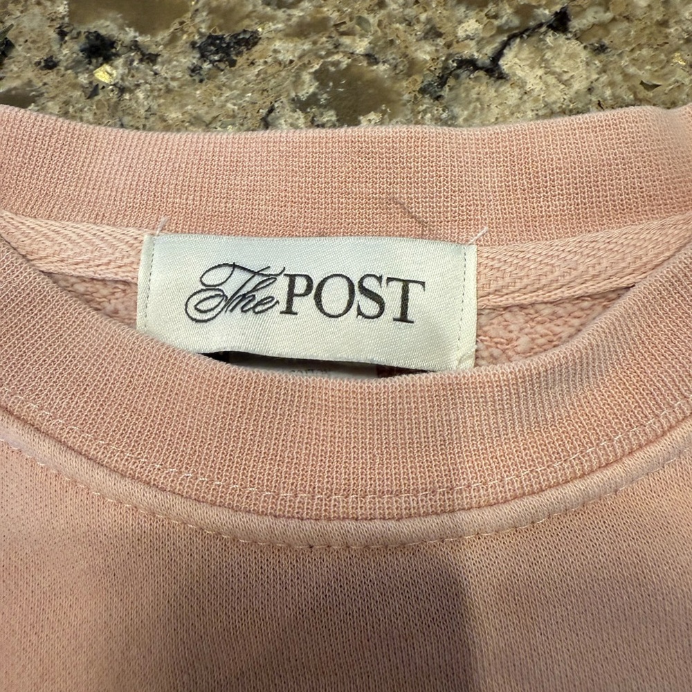 The Post Women's Pink Crew Neck Sweater